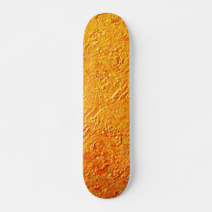 Skateboard Parede derroituosa com textura amarela e laranja