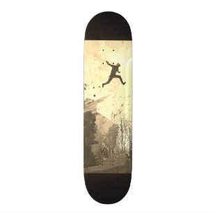 Skateboard Parkour Urban Free Running Freestyling Moderno Art