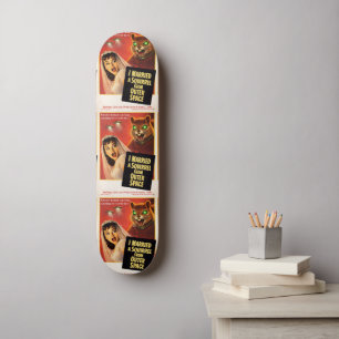Skateboard Parodia de Ardilla del Espacio Exterior