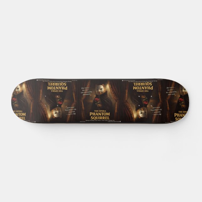 Skateboard Parodia de la Ópera del Fantasma de la Ardilla (Horz)
