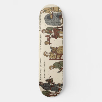 Skateboard parodia de la tapicería de bayeux