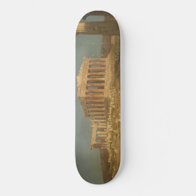 Skateboard Partenón (antiguo templo griego, monumento de Aten (Anverso)