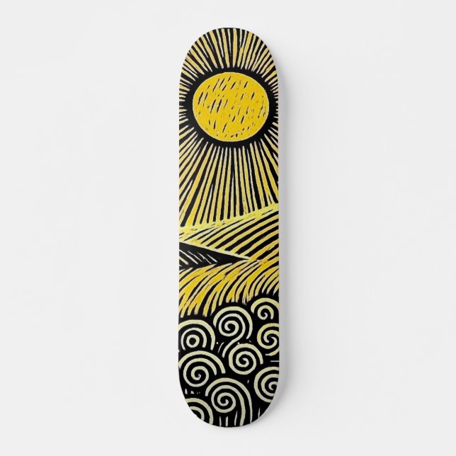 Skateboard Pasar por la Hora de Oro (Anverso )