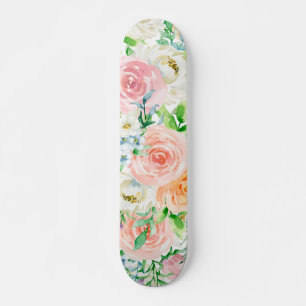 Skateboard Pastel de jardín romántico