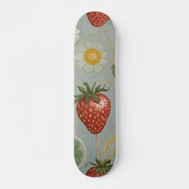 Skateboard Pastel Floral y Berry Delight