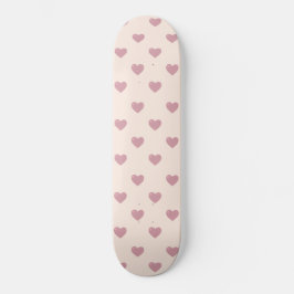 Skateboard Pastel Love Hearts