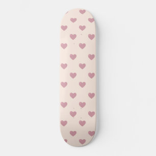 Skateboard Pastel Love Hearts