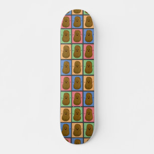 Skateboard Patata de estilo Pop Art 