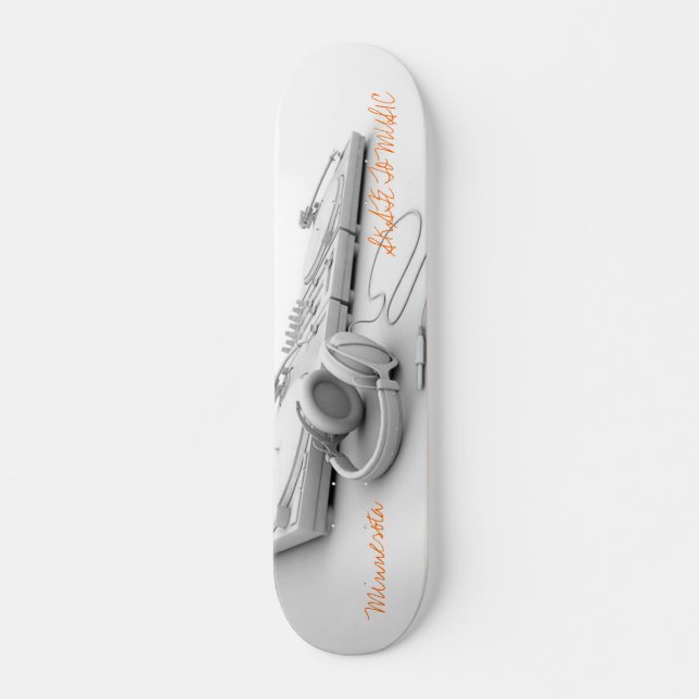 SKATEBOARD PATÍN A LA MÚSICA (Anverso )