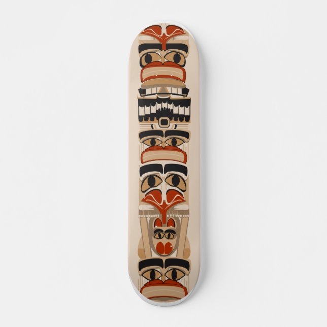 Skateboard Patín del tótem (Anverso )