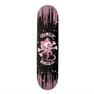 Skateboard Patín femenino del cráneo