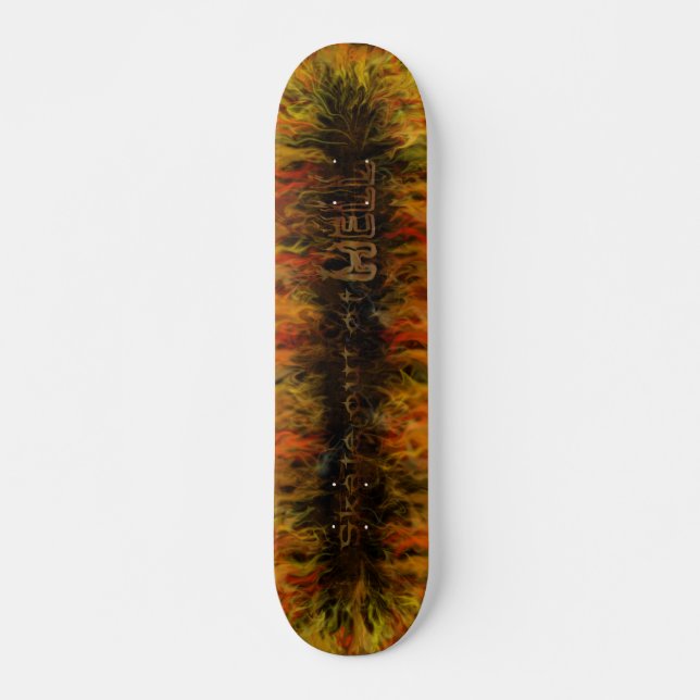 Skateboard Patín fuera del infierno (Anverso )