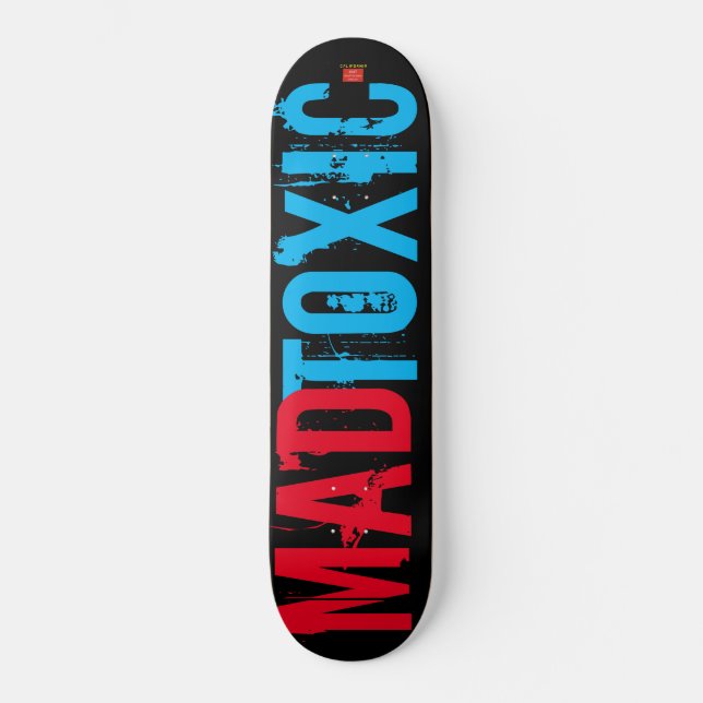 SKATEBOARD PATÍN MAD TOXIC (Anverso)