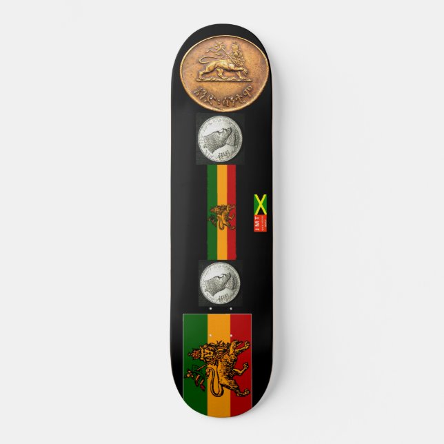 Skateboard Patín RASTA (Anverso)