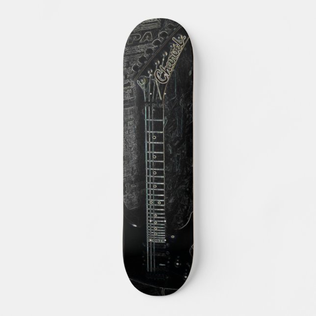 Skateboard PATINA mi guitarra II Charvel (Anverso)