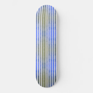 Skateboard patinador de líneas azul-verde