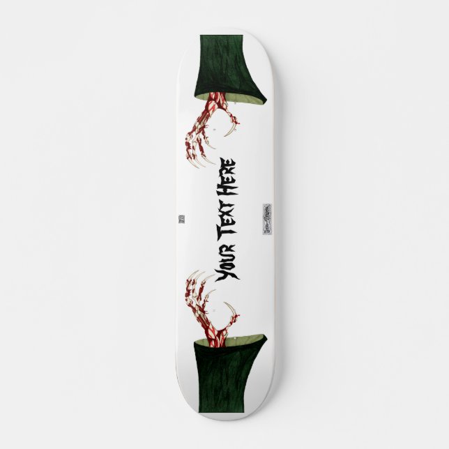 Skateboard Patinador De Manos Grim (Anverso )