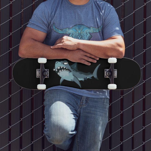 SKATEBOARD PATINADORA DE KILLER SHARK (Exterior 3)
