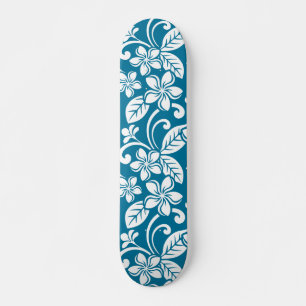 SKATEBOARD PATINADORA ISLAND PLUMERIA (BLUE CARIBEÑO)