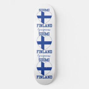 Skateboard Patinadores de personalizado SUOMI FINLAND