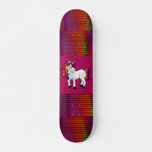 SKATEBOARD PATINADORES UNICORN PINK PARA CHICAS