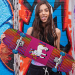 SKATEBOARD PATINADORES UNICORN PINK PARA CHICAS<br><div class="desc">UNICORN SKATEBOARD</div>
