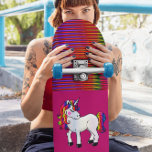 SKATEBOARD PATINADORES UNICORN PINK PARA CHICAS<br><div class="desc">UNICORN SKATEBOARD</div>