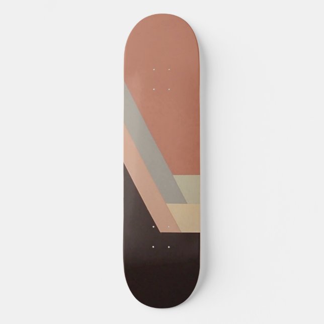 Skateboard Patinaje ART DECO (malva) (Anverso)