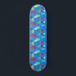 Skateboard Patinaje artístico moderno minimalista<br><div class="desc">Este Minimalista Skateboard de Arte Artista Moderno es la combinación perfecta de formas modernas, abstractas y kitsch de mediados de siglo. El diseño de arte minimalista, al estilo de los años 60, presenta un color azul cobalto brillante que se ve normalmente sólo en los uniformes de azafatas de época. El...</div>