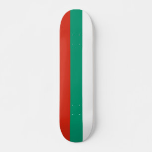 Skateboard Patinaje con bandera de Bulgaria