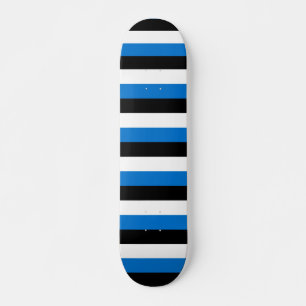 Skateboard Patinaje con bandera de Estonia