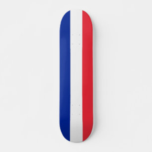 Skateboard Patinaje con bandera de Francia