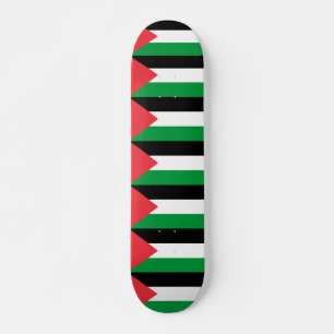 Skateboard Patinaje con bandera de Palestina