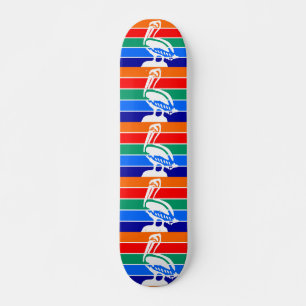 Skateboard Patinaje con bandera de San Petersburgo, Florida
