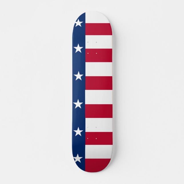 Skateboard Patinaje con bandera de Texas (Anverso )