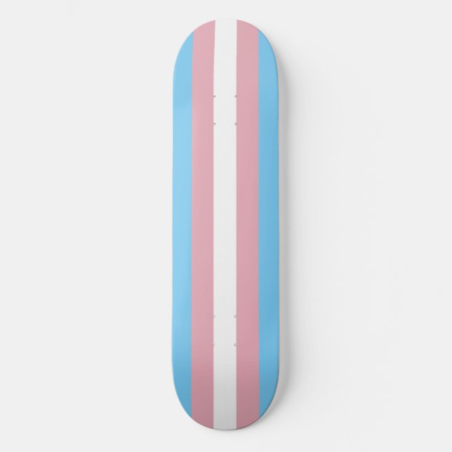 Skateboard Patinaje con bandera del Orgullo Gay (Anverso)