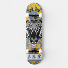 SKATEBOARD PATINAJE CON TUBOS JAPONESES Y AMARILLOS