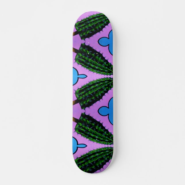 Skateboard Patinaje de cactus. (Anverso )