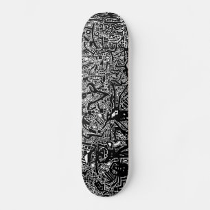 Skateboard Patinaje de cerdos Doodle