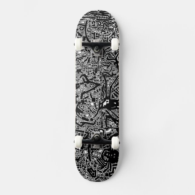 Skateboard Patinaje de cerdos Doodle (Anverso)