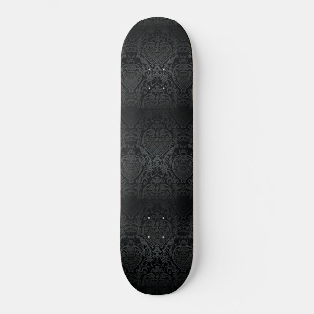 SKATEBOARD PATINAJE DE ESCUDO BARROCO CLASSY BLACK (Anverso)