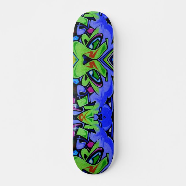 Skateboard Patinaje de graffiti. (Anverso )