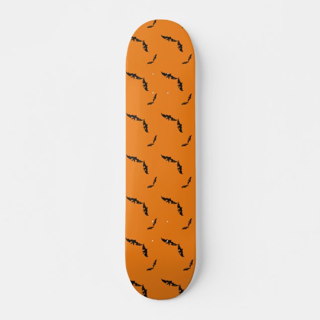 Skateboard Patinaje de Halloween/bat (Anverso )