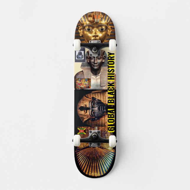 SKATEBOARD PATINAJE DE HISTORIA NEGRA GLOBAL (Anverso)