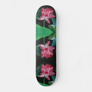 Skateboard Patinaje de Lotus Painting