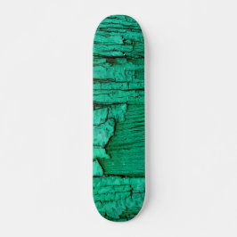 Skateboard Patinaje de madera verde jade.