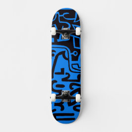 Skateboard Patinaje deportivo Black and Blue Extreme
