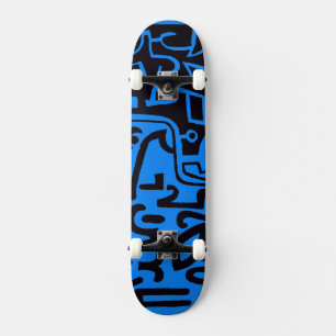 Skateboard Patinaje deportivo Black and Blue Extreme