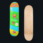 Skateboard Patinaje deportivo colorido<br><div class="desc">Haz de este Happy Colorful Skateboard tu propio agregando tu texto. Para acceder a las herramientas de edición avanzadas, vaya a "Personalizar esta plantilla" y haga clic en "Detalles", desplácese hacia abajo y presione el enlace "clic para más personalizares". Ideal para cualquier ocasión, como cumpleaños o graduación, para patinadores al...</div>