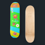 Skateboard Patinaje deportivo colorido<br><div class="desc">Haz de este Happy Colorful Skateboard tu propio agregando tu texto. Para acceder a las herramientas de edición avanzadas, vaya a "Personalizar esta plantilla" y haga clic en "Detalles", desplácese hacia abajo y presione el enlace "clic para más personalizares". Ideal para cualquier ocasión, como cumpleaños o graduación, para patinadores al...</div>